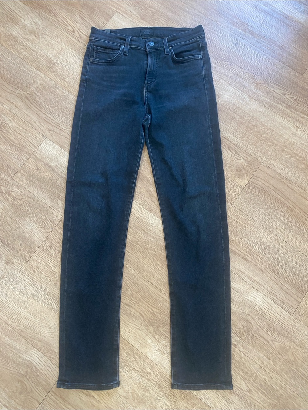 Women’s Citizens Of Humanity Black Denim Jeans 26 Harlow high rise slim